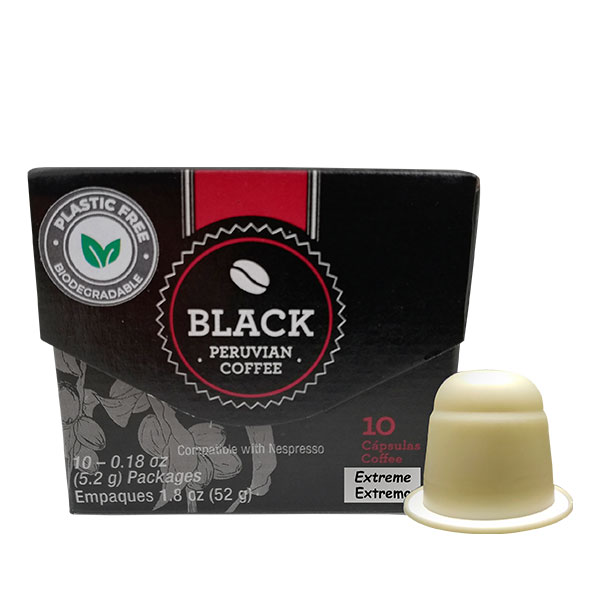 Black Peruvian Coffee Extreme 10 capsulas