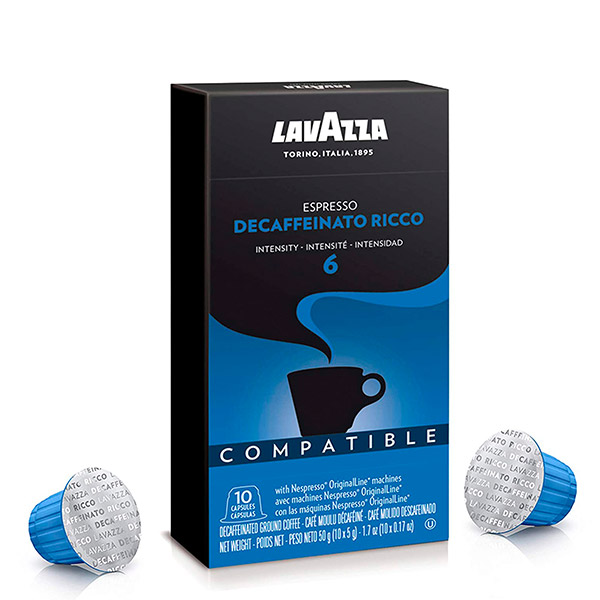 Lvazza Espresso Decaffeinato Ricco x 10 capsulas
