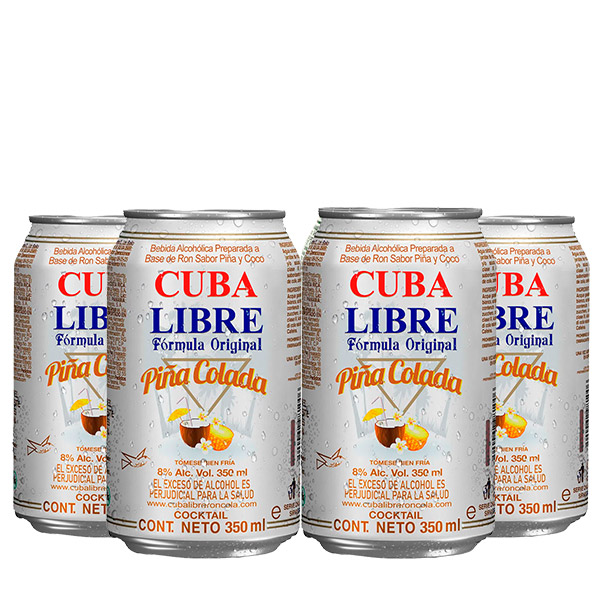 Cuba Libre pina colada x 4 latas