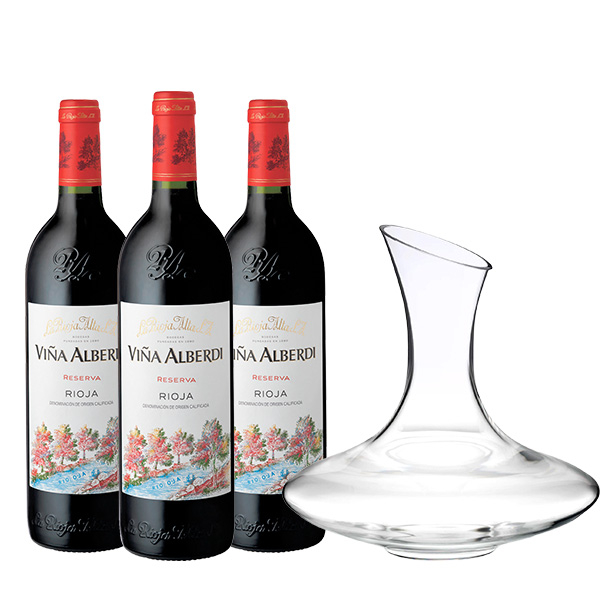 La Rioja Alta Vina Alberdi Resreva 750 ml Decantador