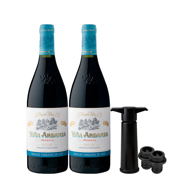 La Rioja Alta Vina Ardanza Reserva 750 ml wine pump