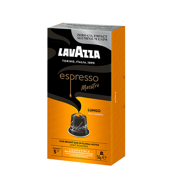 Café espresso en cápsulas Lavazza compatible con Nespresso 10 ud.