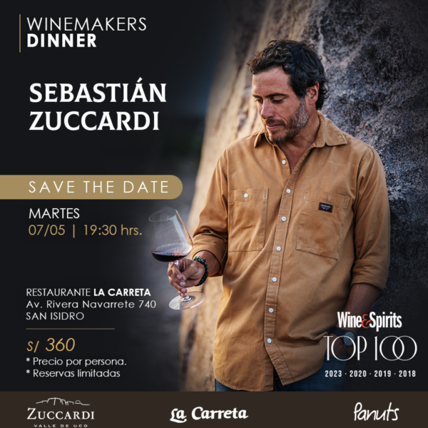 Invitacion Cena La Carreta Sebastian Zuccardi 2024 POST