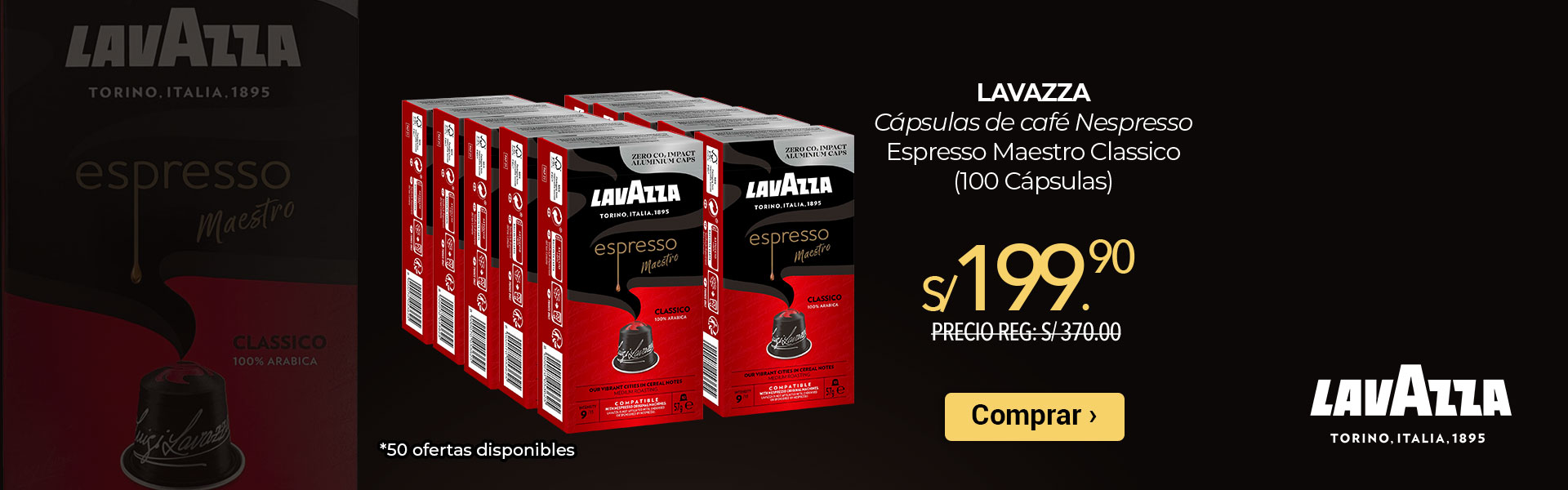Cápsulas Lavazza Compatibles Nespresso