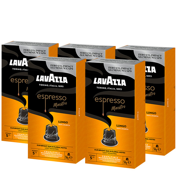 Cápsulas de Aluminio Lavazza Compatibles con Nespresso® Original - Pack de 10