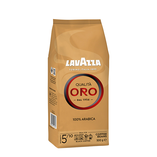 Bolsa de Lavazza Qualita Oro 100% Arábica en Grano 500 gr.